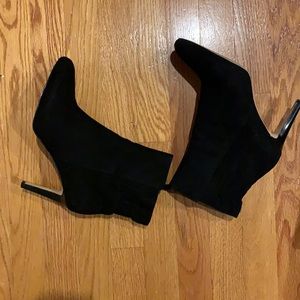 Nine West Black Suede Booties